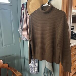 Main Street exchange Lindsay Ribbed Turtleneck Sweater